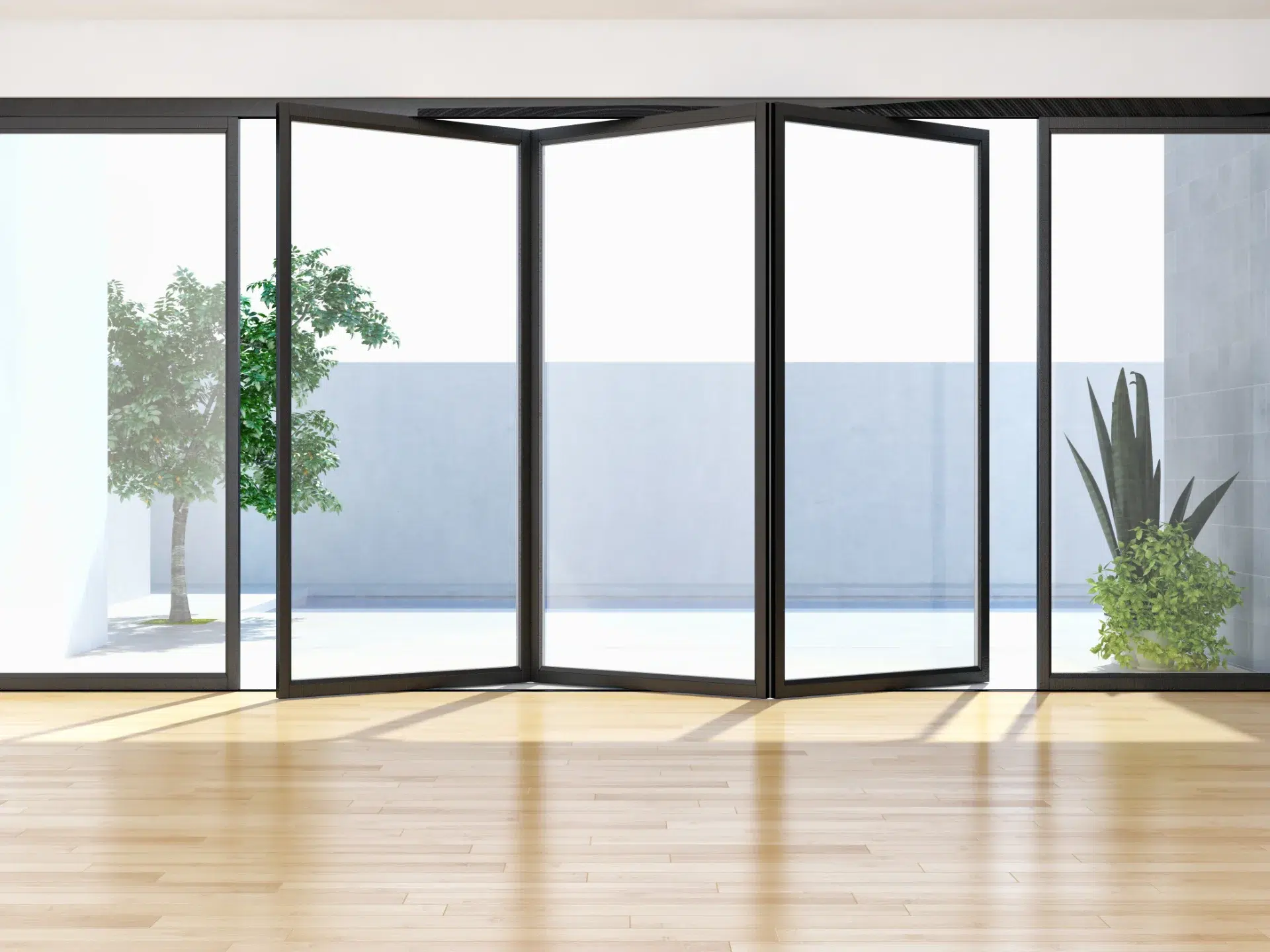 VLX 100 Bifold / Folding Door in Tampa, FL | Meridian Windows and Doors Tampa - detail 1