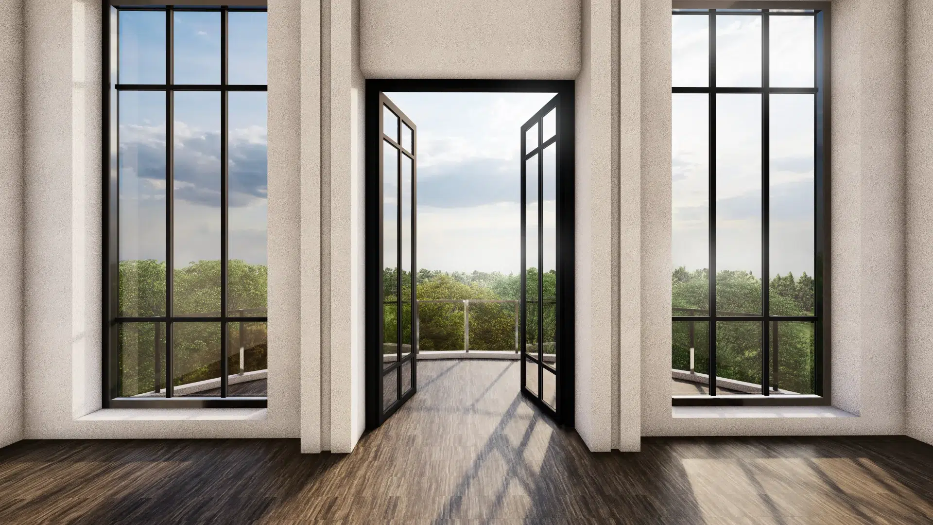 VLX 100 Double Swing / French Door in Tampa, FL | Meridian Windows and Doors Tampa - detail 1